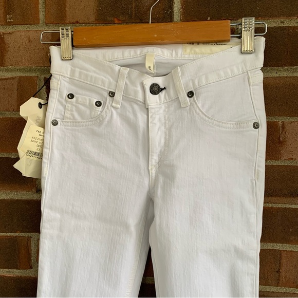 Rag & Bone White Capri Skinny Jeans Women’s Size 23 in NEW - Picture 2 of 8